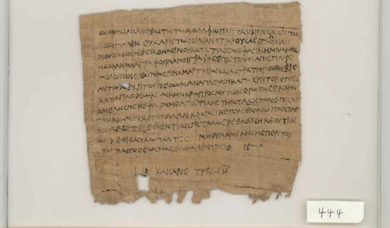 Thus they wrote: The papyri at Olin Library | Center for the Humanities