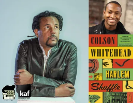 Colson Whitehead, G'Ra Asim and Harlem Shuffle cover